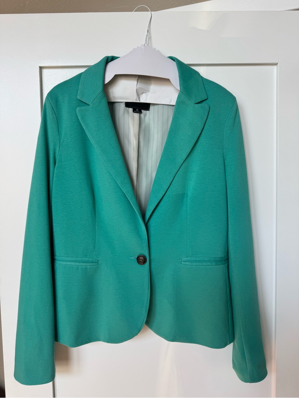 Womens Irish Teal Tailored Blazer Jacket